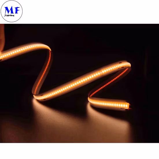 Perfil de aluminio para coche de TV 12V 24V Tira de luces LED COB flexible impermeable