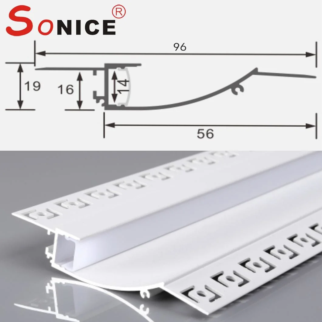 P1996W560 Wall Washer Ceiling Corner Profile with LED Strip