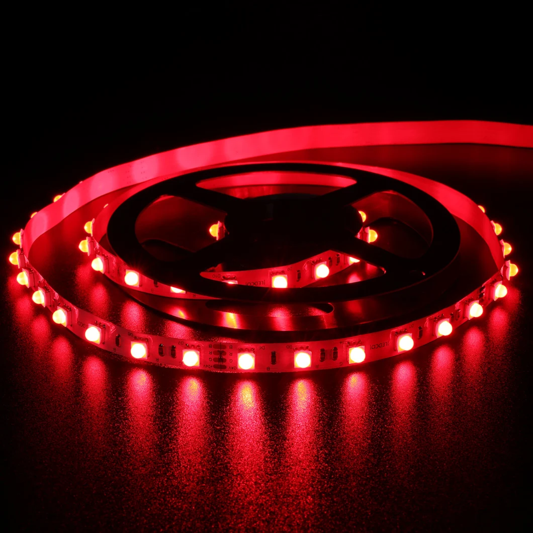 DC24V high power edge-lit RGB led strip lights bar with lens