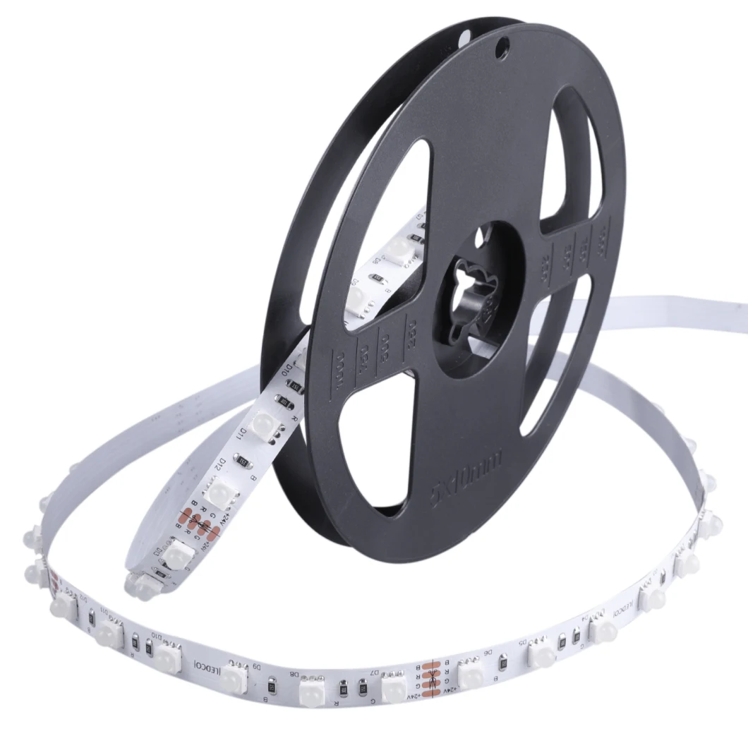 DC24V high power edge-lit RGB led strip lights bar with lens