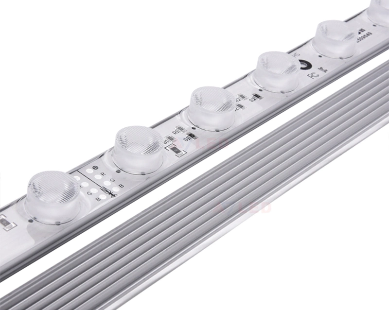 High Brightness IP67 Energy-Saving SMD3030 24LEDs/M RGB Color Adjustable Edge Lit LED Light Bars for Light Box