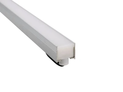 Apt1501 IP67 Perfil de aluminio de luz lineal enterrada para aplicaciones de suelo con 2835SMD 120LED Iluminación de tira para decoración y comercial Sin oscuridad