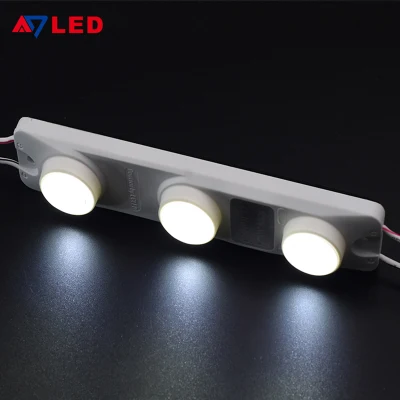 Alta potencia 12V/24V 6.5W Módulos de inyección a prueba de agua 3 LED Módulo de borde Luz Señal de publicidad al aire libre