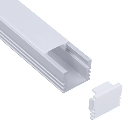 Perfil de aluminio LED de 35X35 mm para iluminación arquitectónica para perfil lineal LED
