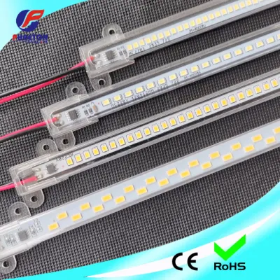 Tira de LED rígida AC 220V sin conductor, barra de luz LED SMD2835 de 220V